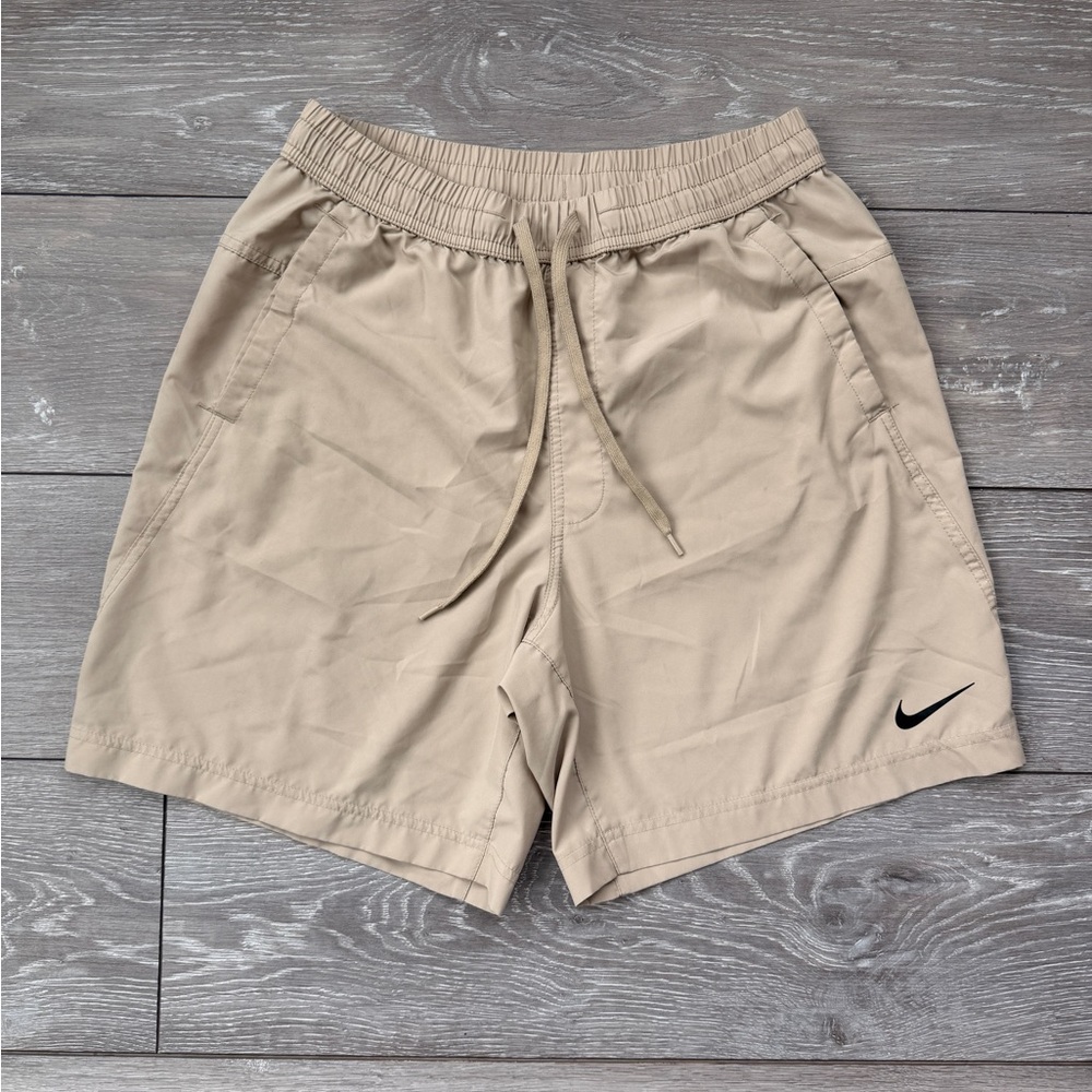Nike Men's Beige Athletic Shorts